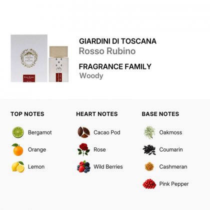 Giardini di Toscana Rosso Rubino Eau de Parfum 100ml