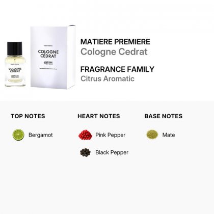 Matiere Premiere Cologne Cedrat