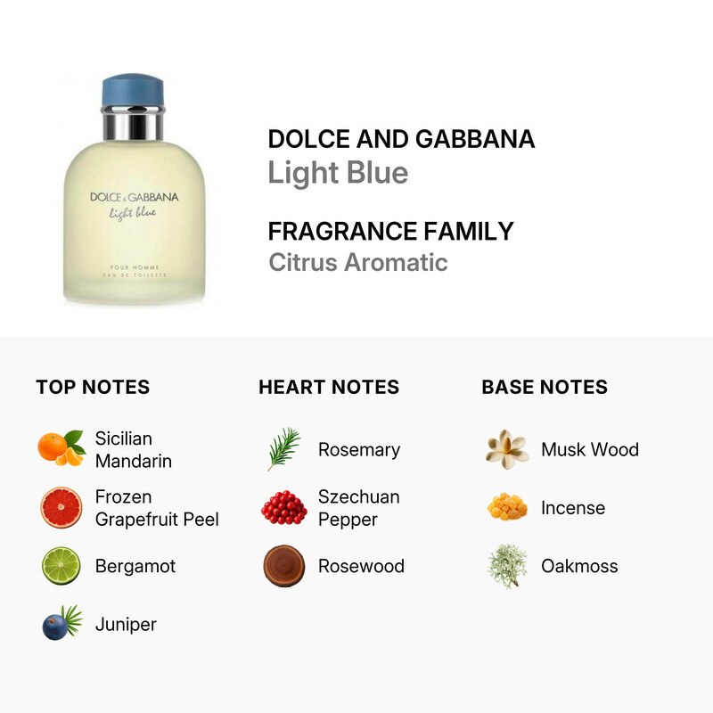 Dolce & Gabbana Light Blue Pour Homme Eau de Toilette 50ml