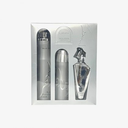 Lattafa Maahir Legacy Set 100+Air Freshener +Perfum
