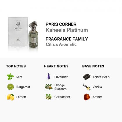 Paris Corner Kaheela Platinum