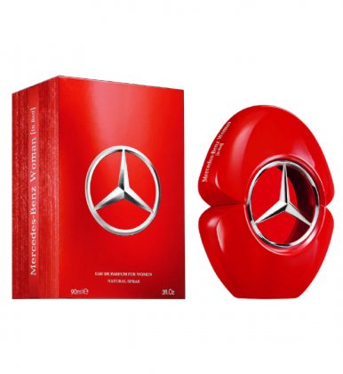 Mercedes Benz In Red