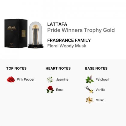 Lattafa Pride Winners Trophy Gold