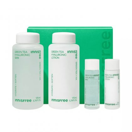 Innisfree Green Tea Ha Skin Care 2 Pcs Set +