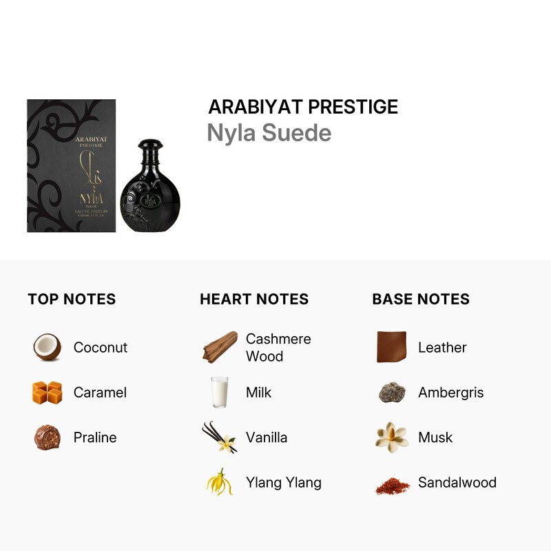 Arabiyat Prestige Nyla Suede Eau de Parfum 80ml