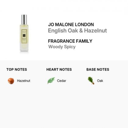 Jo Malone English Oak & Hazelnut Cologne (Without Box)
