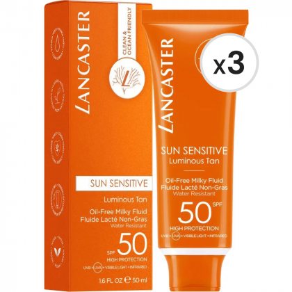 Lancaster Sun Sensitive Oil Free Fluid Face Milk Spf50