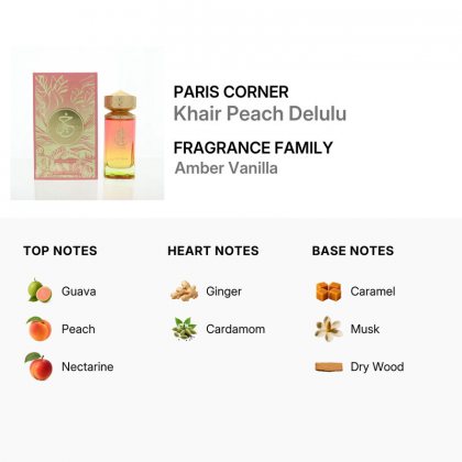 Paris Corner Khair Peach Delulu Edp100 Ml
